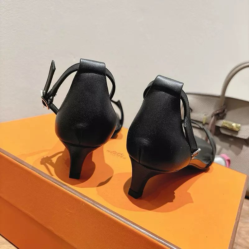Fashion High Quality Real Leather High Heel Sandals LX-872318