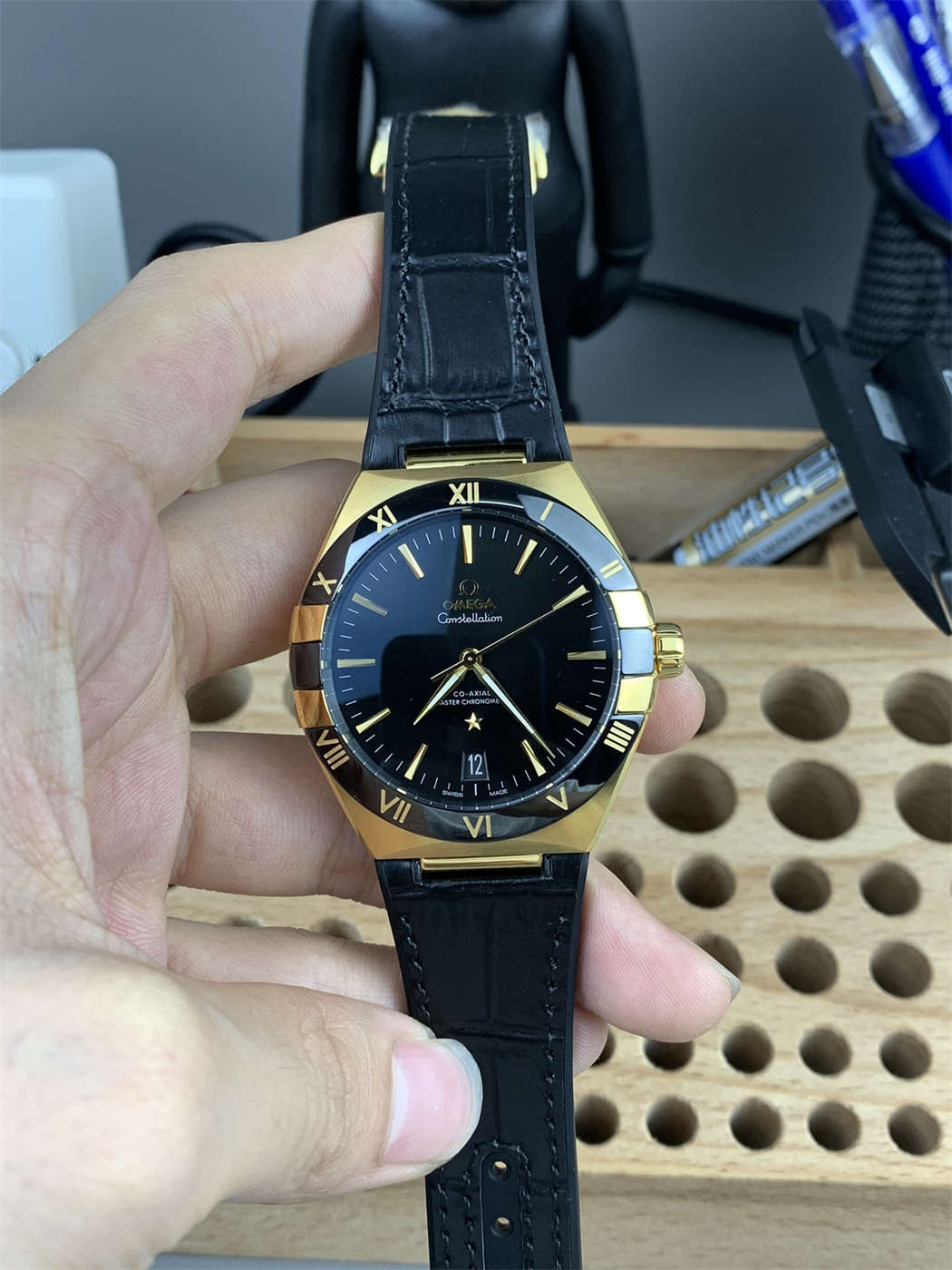 Omega Constellation Gold Replica – VS Factory 41mm Black Dial