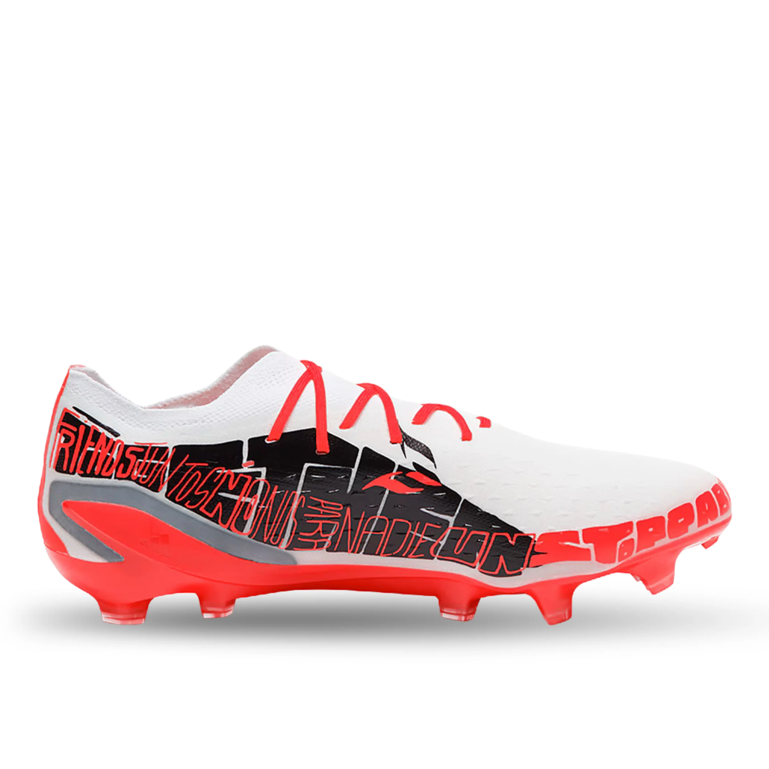 adidas X Speedportal Messi.1 Firm Ground Soccer Cleats (White/Red)