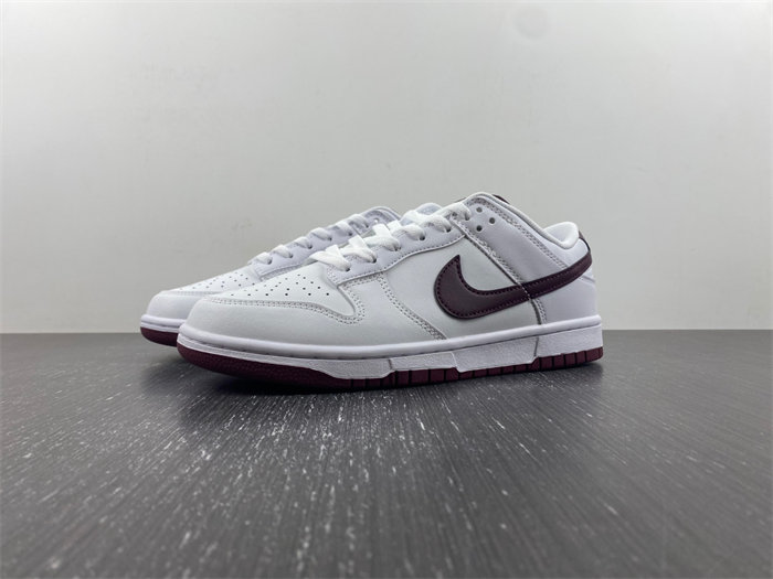 NK Dunk Low Retro White Night Maroon dv0831-102