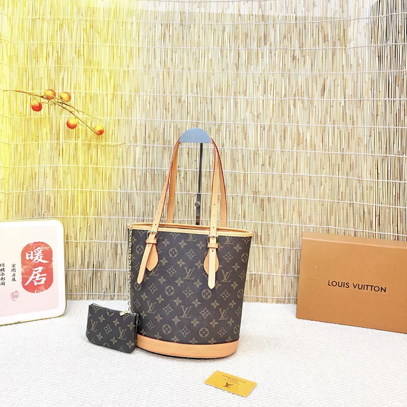 Brown Flowers Genuine Leather Bags set Size Big: 9.1″x5.5″x10.2″ Medium: 7.1″x3.5″x44.1″ Small: 7.9″x4.3″ BB-6915045