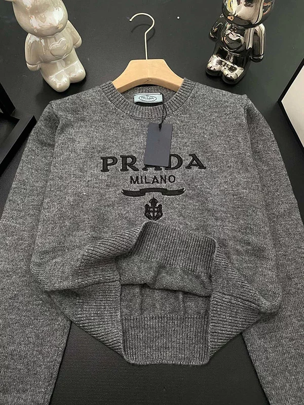 Embroidered Long Sleeve Sweater MY-93209