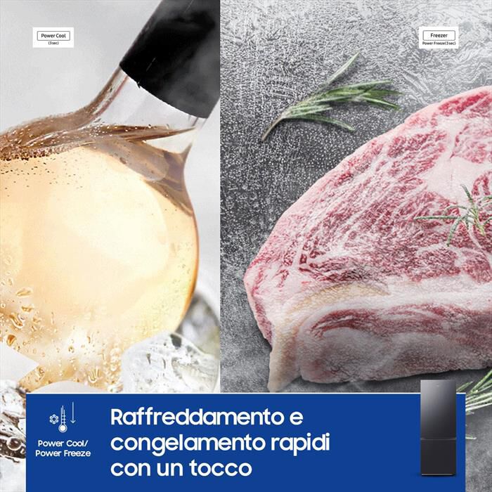 SAMSUNG - Frigorifero combinato RB53DG706AB1EF F1RST75 AI-ANTRACITE