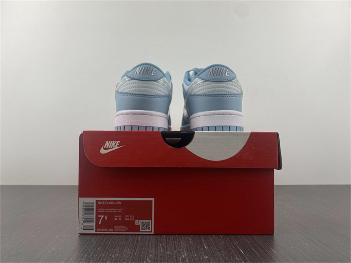 NK Dunk Low Clear Blue Swoosh DH9765-401