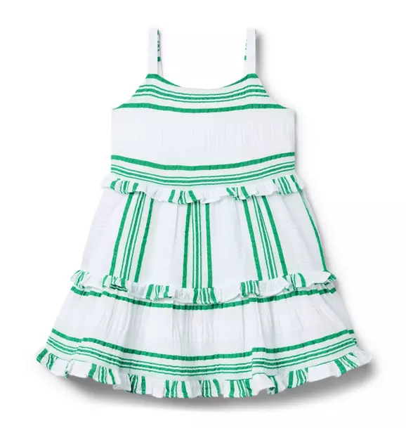 Striped Ruffle Dress