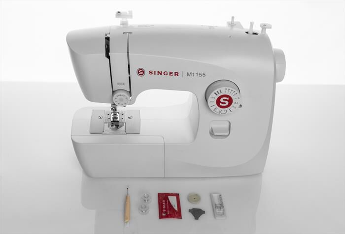 SINGER - Macchina da cucire M1155-bianco