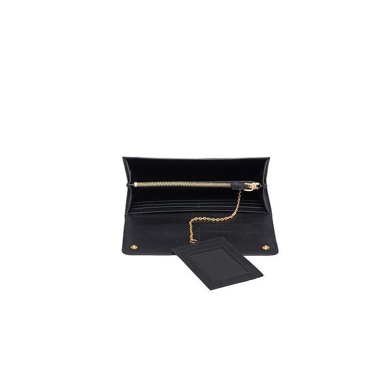 PRADA(プラダ) サフィアーノレザー 財布 ブラック