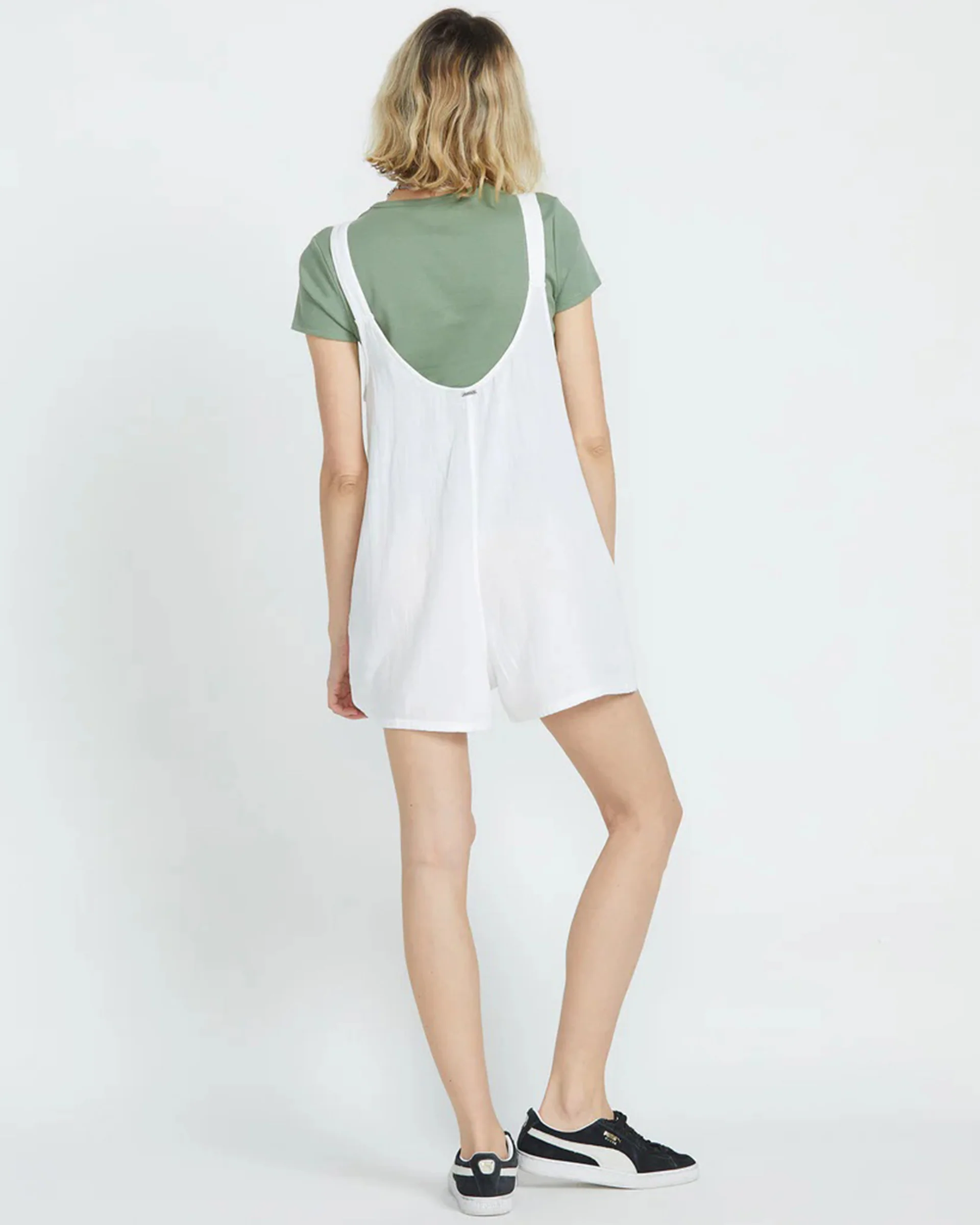 Lil Tie Strap Romper - White