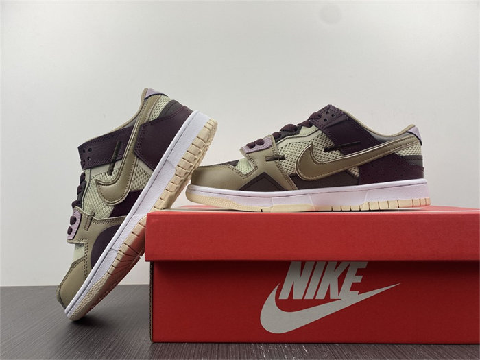 NK Dunk Low Scrap Latte DH7450-100