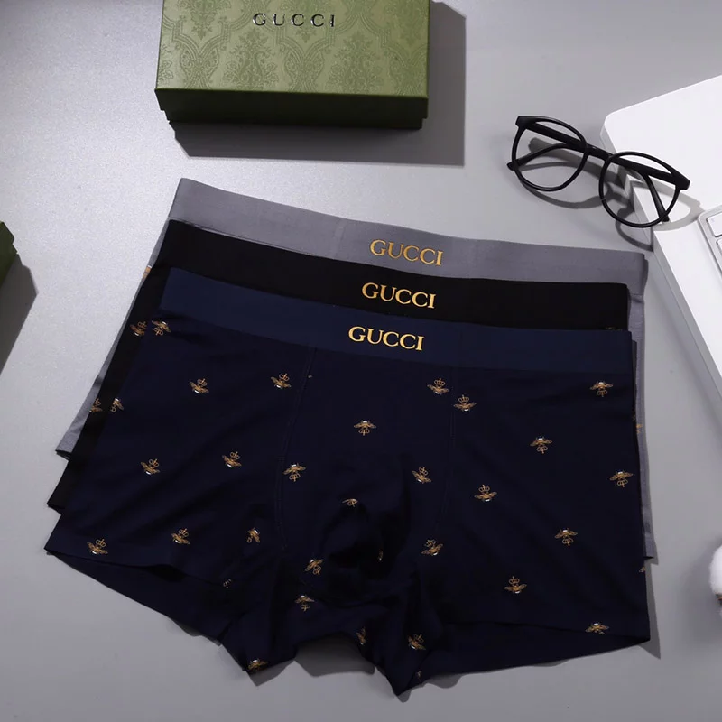 Set of 3 High Quality Seamless Craftsmanship Breathable Soft & Skin-Friendly Modal Fabric Boxers KZ-930010