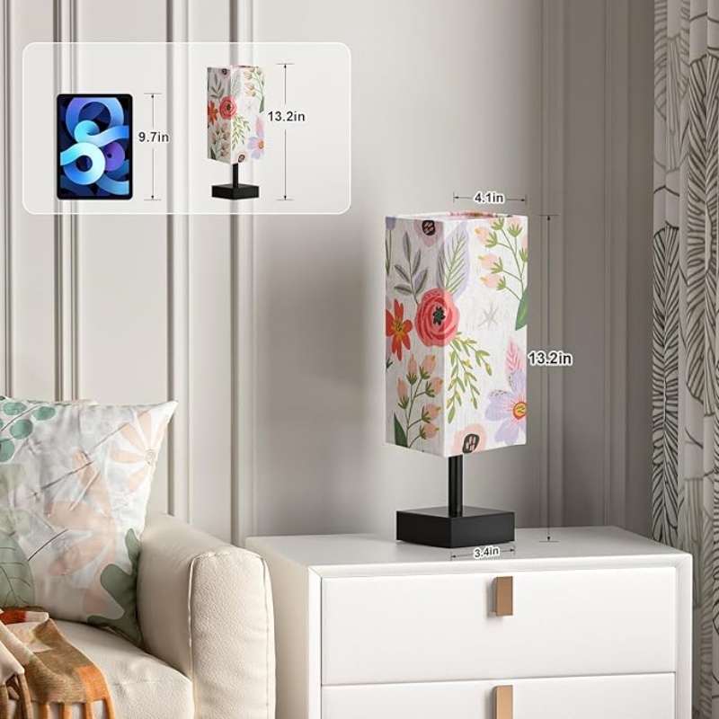 Flower Table Lamp for Bedroom