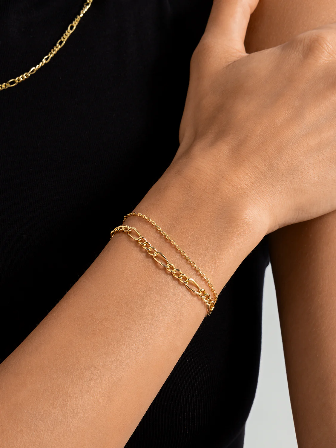 Figaro Layered Bracelet