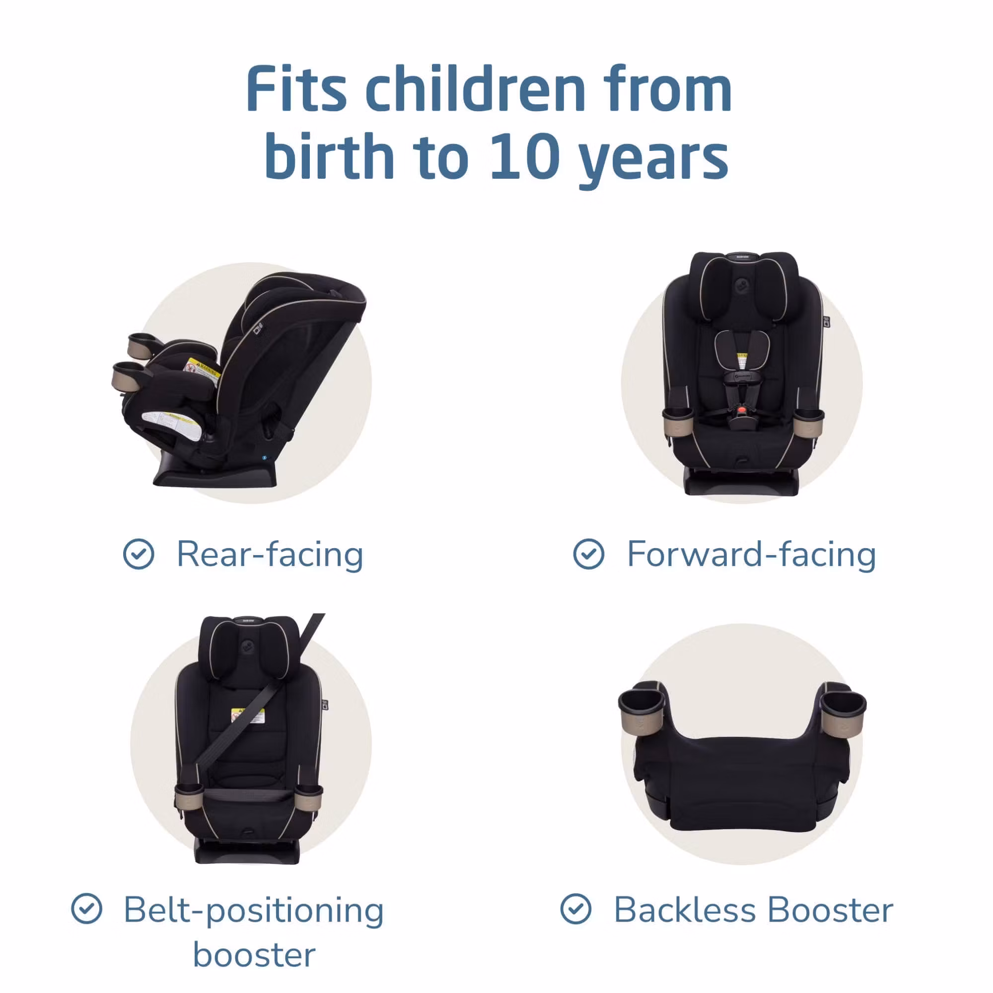 Maxi-Cosi Kani 4-in-1 Convertible Car Seat - Sea Shadow