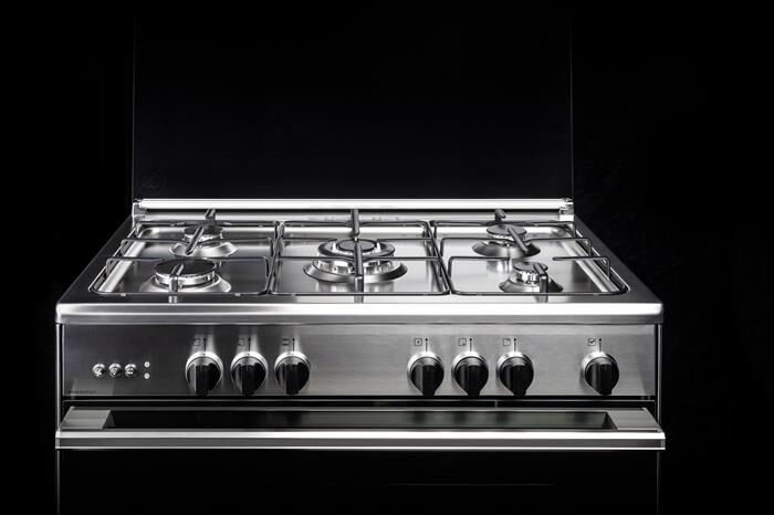 GLEM GAS - Cucina a gas U654VI Classe A-INOX
