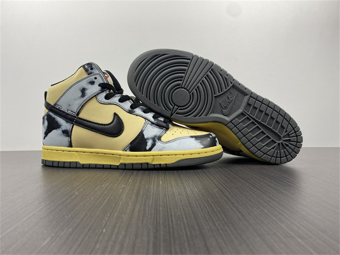 NK Dunk High 1985 Black Acid Wash DD9404-700