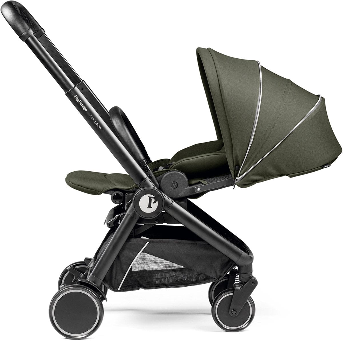PEG City Loop Stroller Bundle - Black / Metal