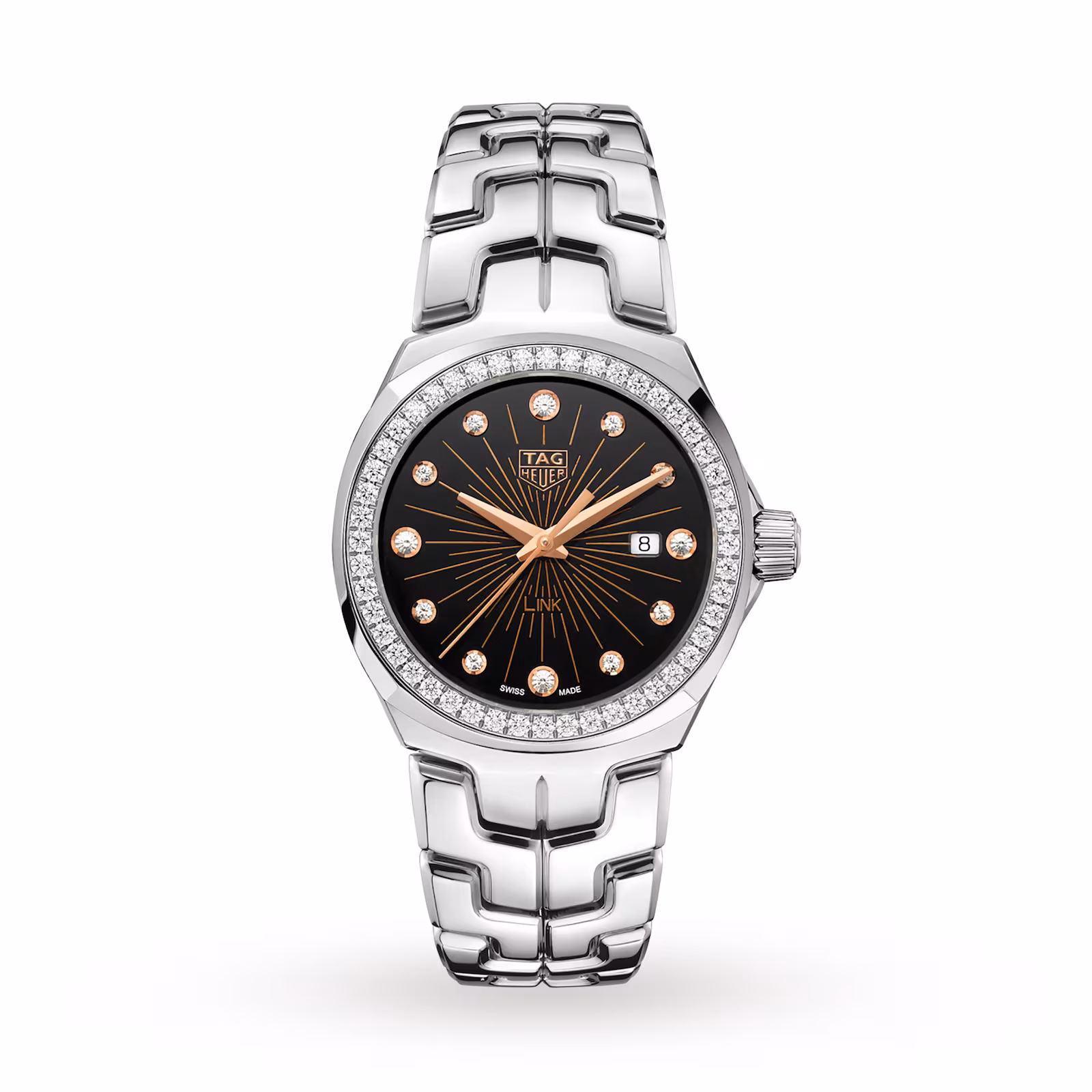 TAG Heuer Link Date Quartz 32mm Ladies Watch WBC131G.BA0649