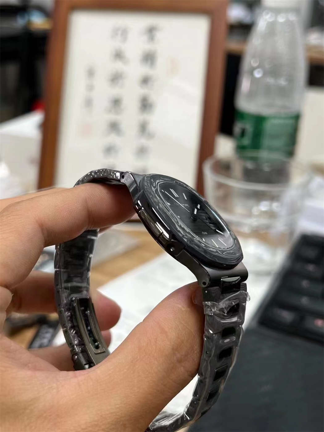 DIW Carbon Fiber Patek Replica | 5711 Forged Carbon Super Clone
