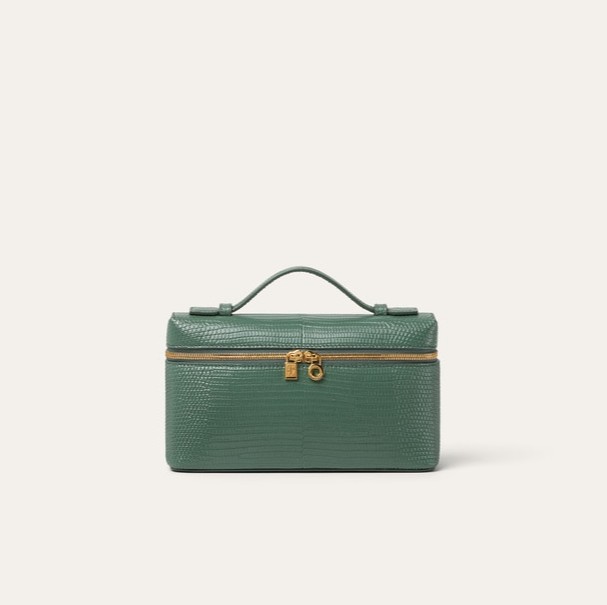 Loro Piana FAO6385 Extra Pocket L19 Green Lagoon/Sun Gold