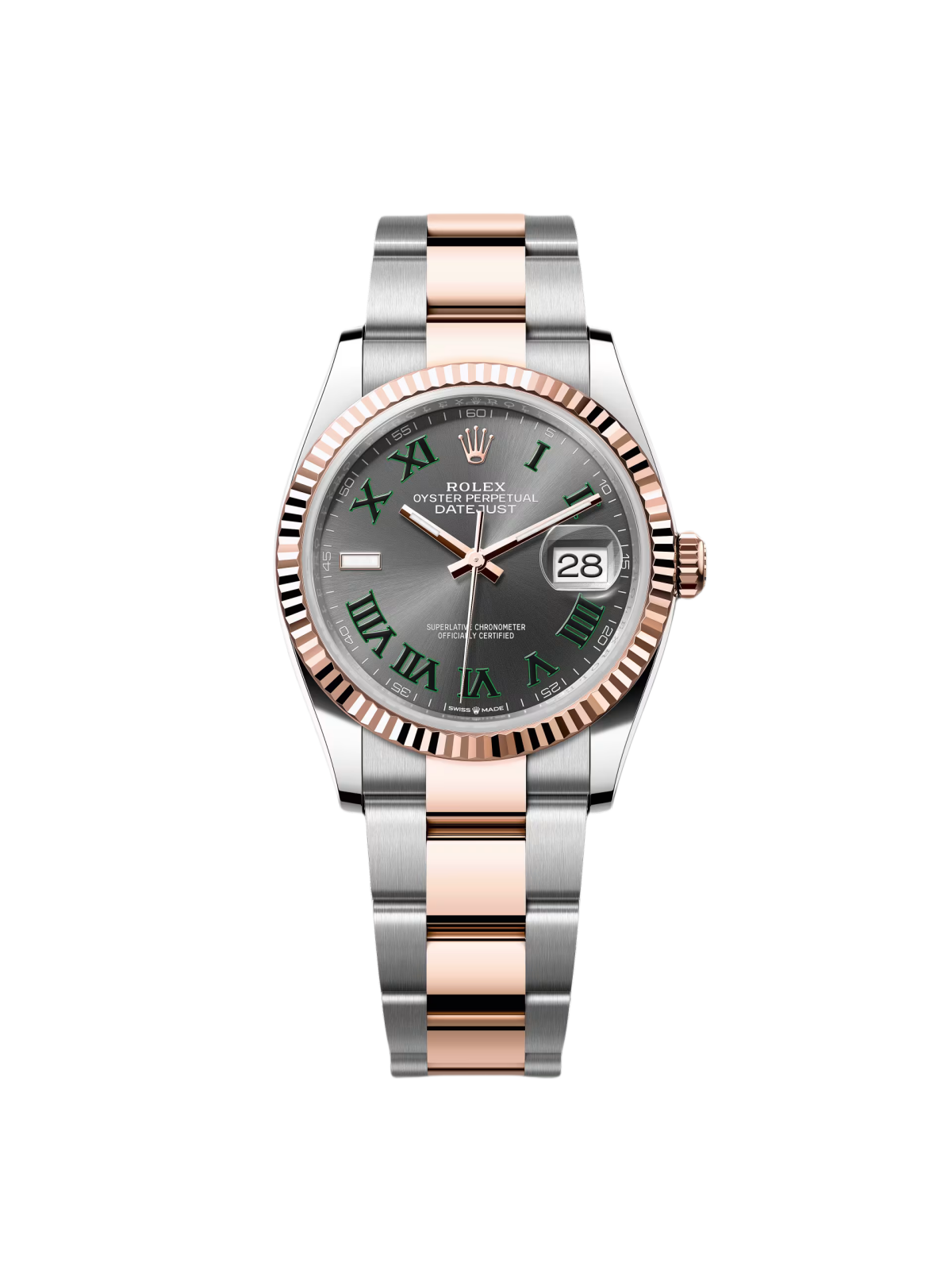 Rolex  Datejust 36mm 126231 Slate Dial Oyster Bracelet Watch
