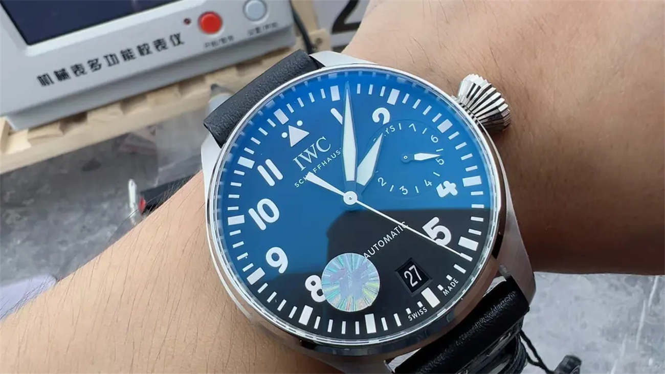 ZF Factory IWC Big Pilot Watch – Premium Stainless Steel Replica with Black Dial