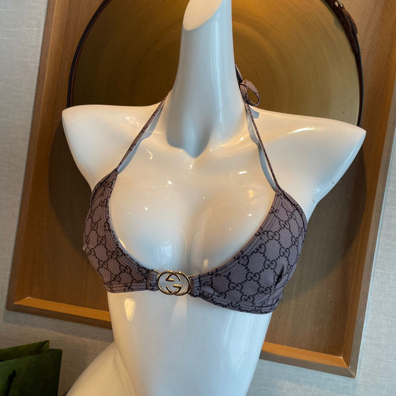 Sexy Bikini Smocked Swimsuits with Pads YY-925453