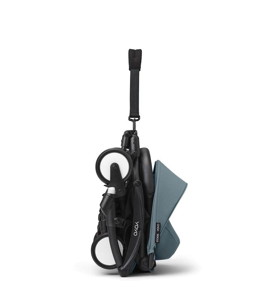 Stokke YOYO3 6+ Stroller + Clikk High Chair Bundle - Black / Stone / Cloud Grey