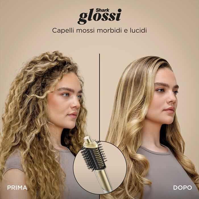 SHARK - STYLER E ASCIUGACAPELLI GLAM SET 5-IN-1-Oro