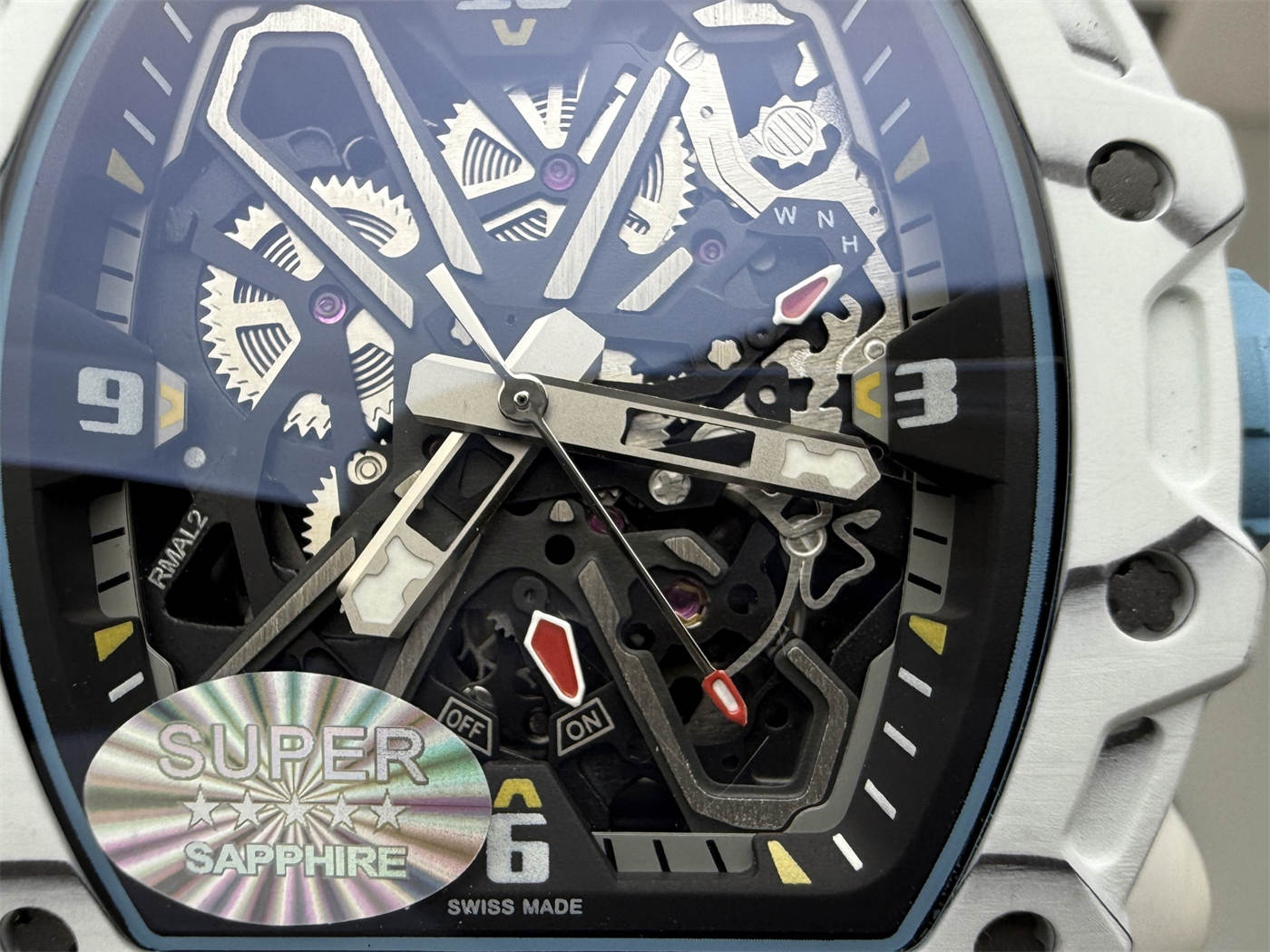 Richard Mille RM35-03 Replica – N1 Factory White Quartz TPT 43mm