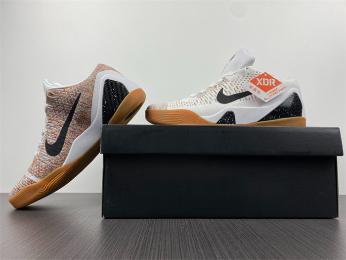 NK Kobe 9 Elite Premium Low HTM Milan White Multi-Color 698595-109