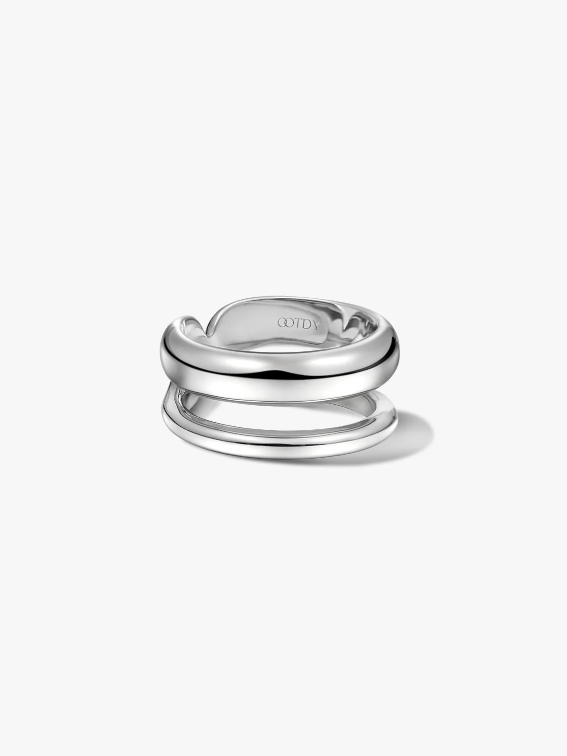Silver Layered Ring