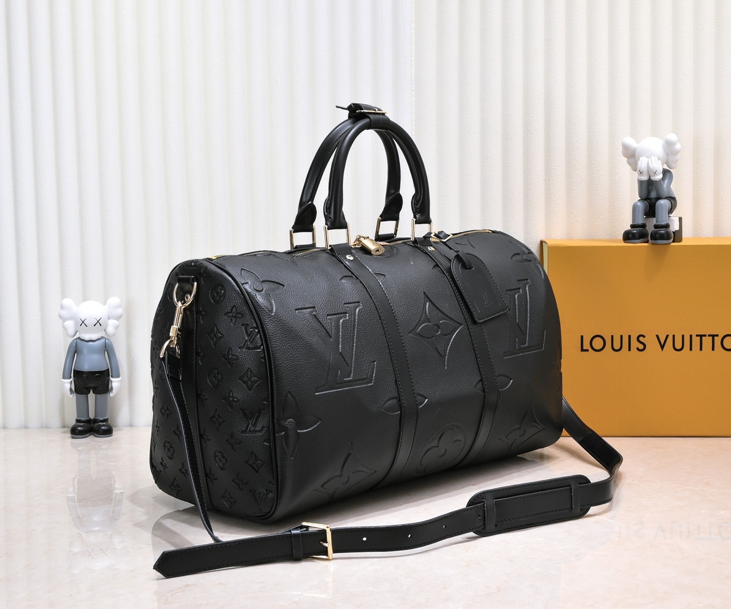 LV Keepall Travelling bag N44810 Size：45x27x20cm