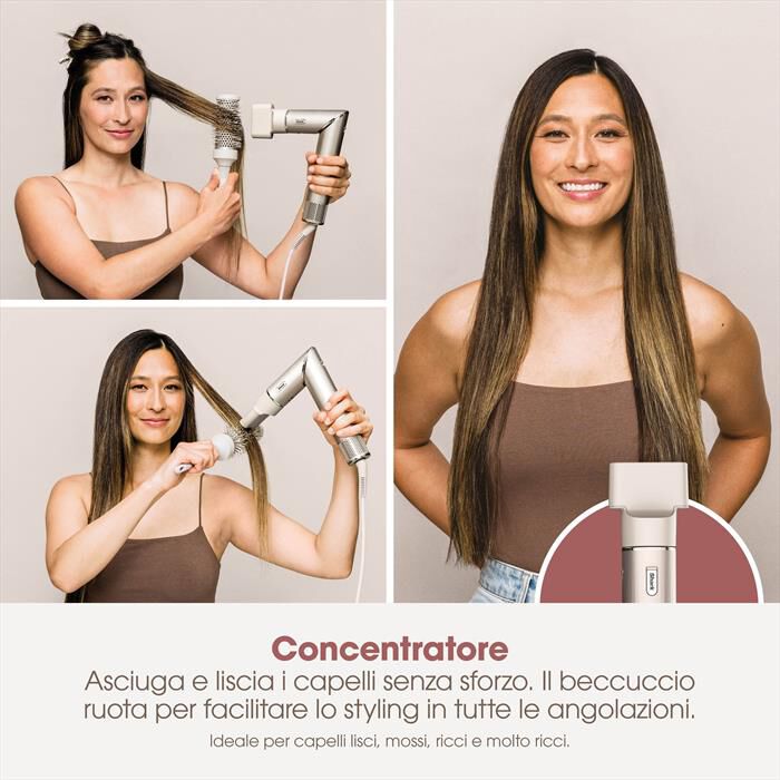 SHARK - STYLER E ASCIUGACAPELLI FLEXSTYLE SET 3-IN-1-Champagne