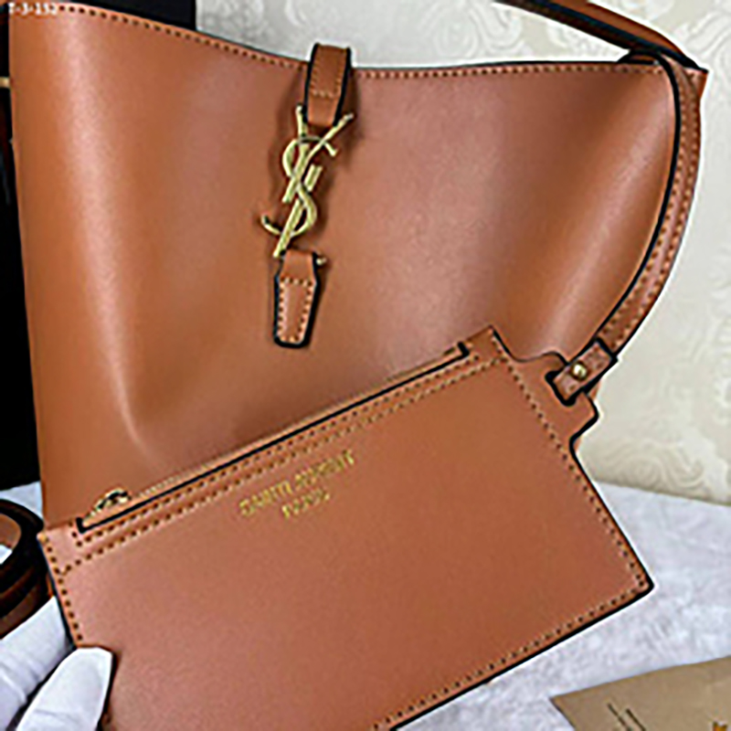 7.9″x9.8″ Adjustable Strap leather Bucket bag BB-921042