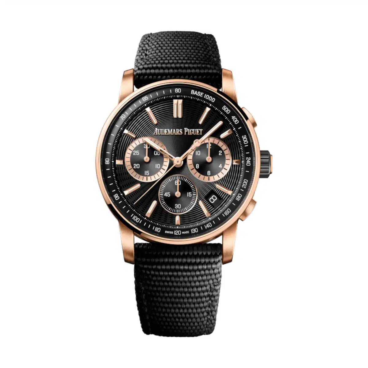 Audemars Piguet Code 11.59 Black Dial Black Rubber Strap Watch 41mm 26393NR.OO.A002KB.02