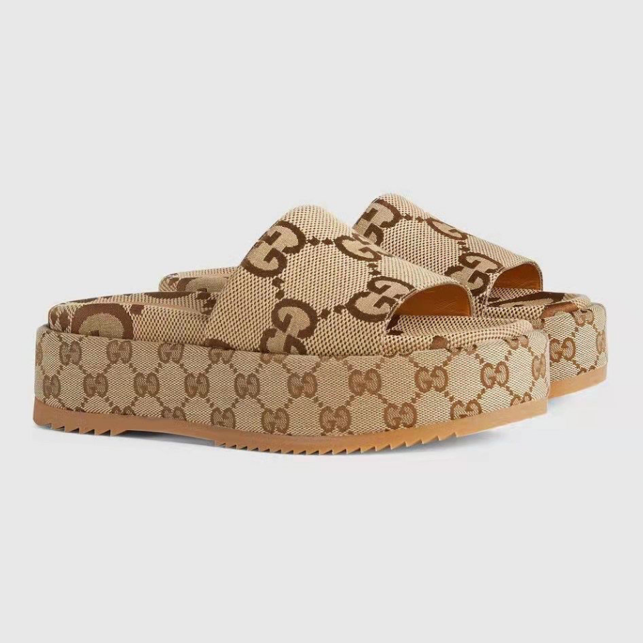 Platform Slippers Motif LX-872063