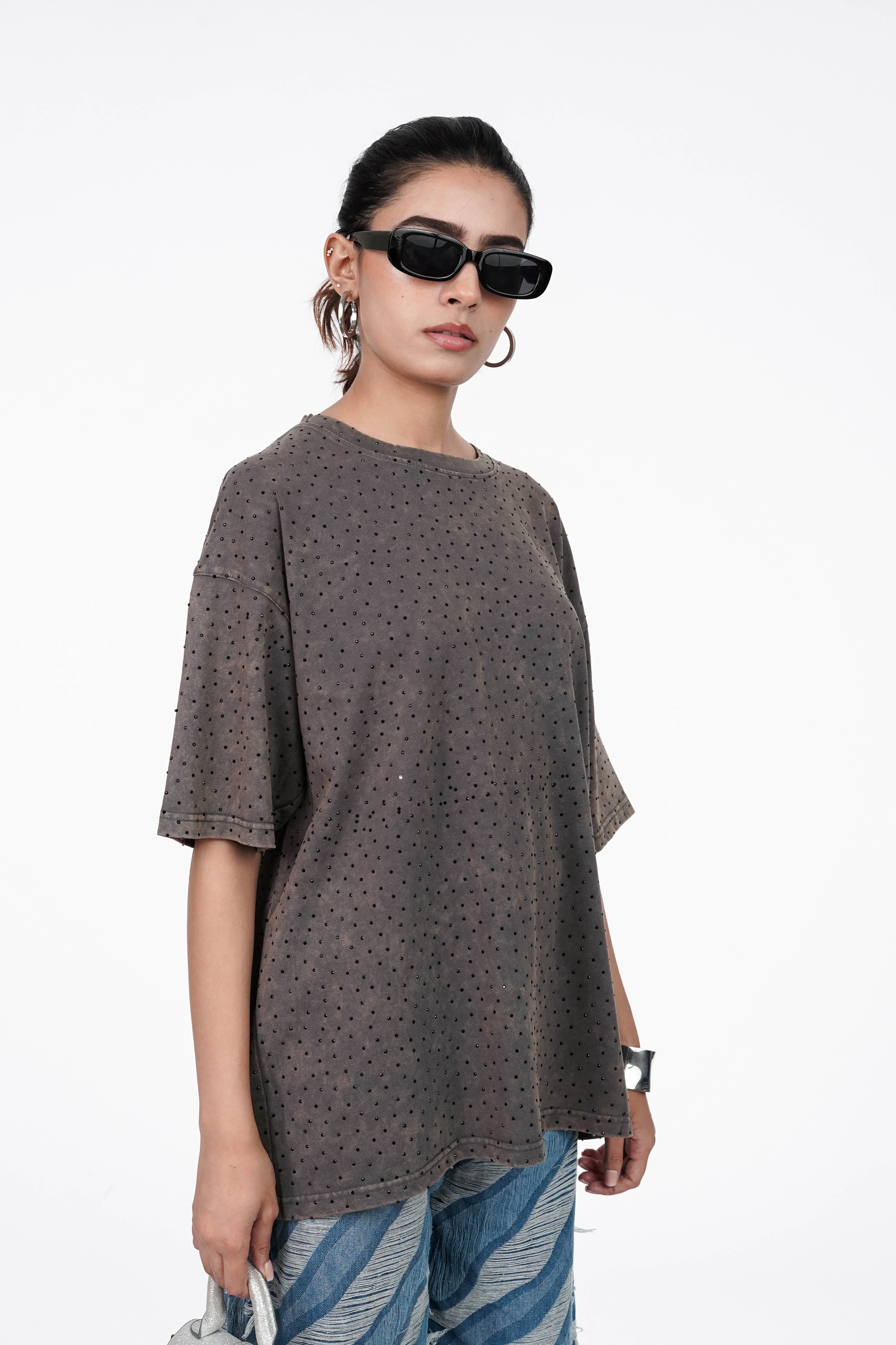 Ash Grey Sparkling T-shirt