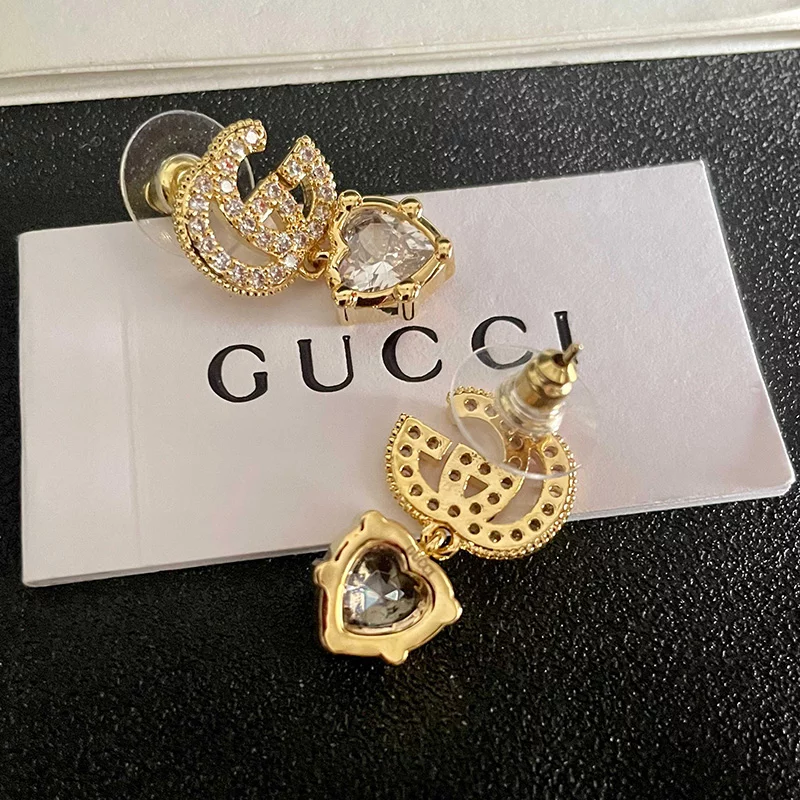 Hearts Stone-set Earrings ED-931280