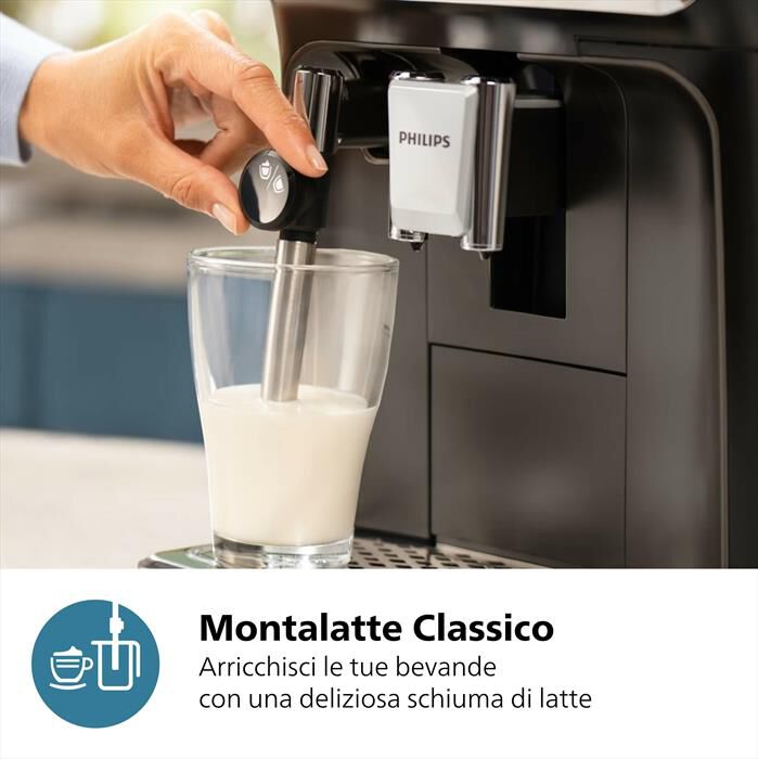 PHILIPS - Macchina da caffè automatica SERIES 3300 EP3321/40-Nero