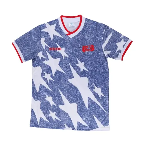 USA 1994 Away Retro Football Jersey Denim Graphic