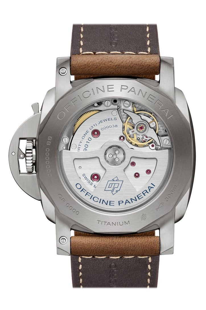 Panerai Luminor Marina 1950 3 Days Automatic Titanio 44mm Brown Dial Men's Watch Pam01351