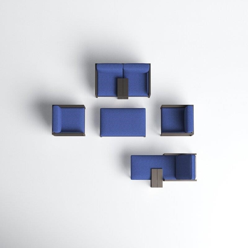 Aves Metal 5 - Person Seating Group with Cushions