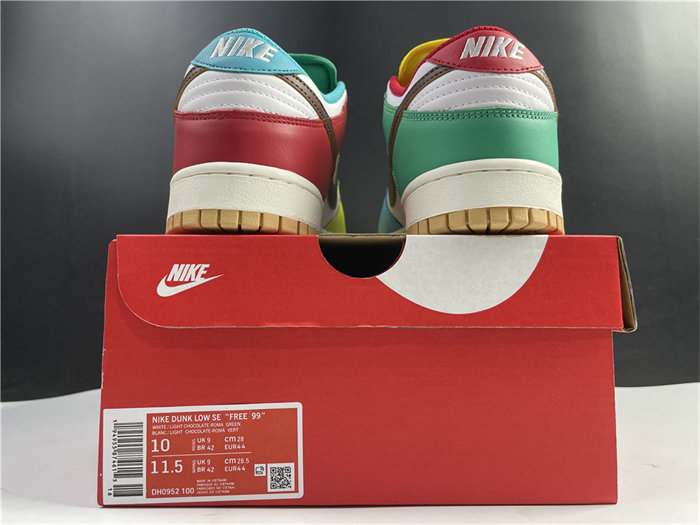 NK Dunk Low Free 99 White DH0952-100