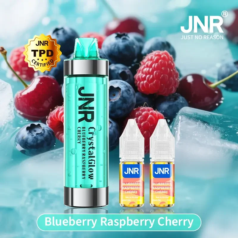 JNR Crystal Glow 33K Puffs - Kit Pod Remplissable et Rechargeable - Vape Grok