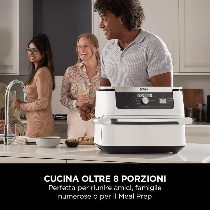 NINJA - FRIGGITRICE AD ARIA FLEXDRAWER DA 10,4 L-Bianco