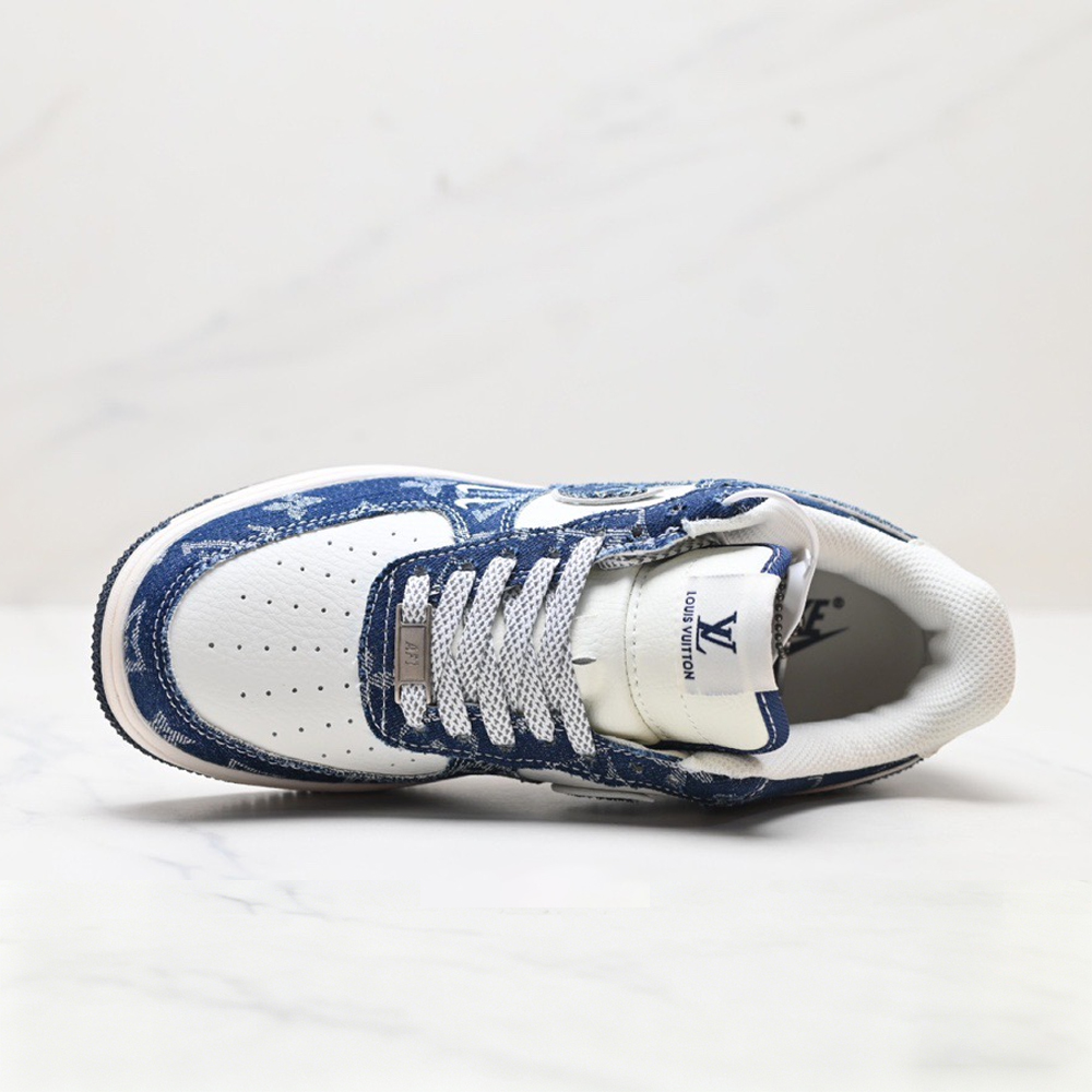 NK AF1 Sneaker x LV Blue Denim AF1