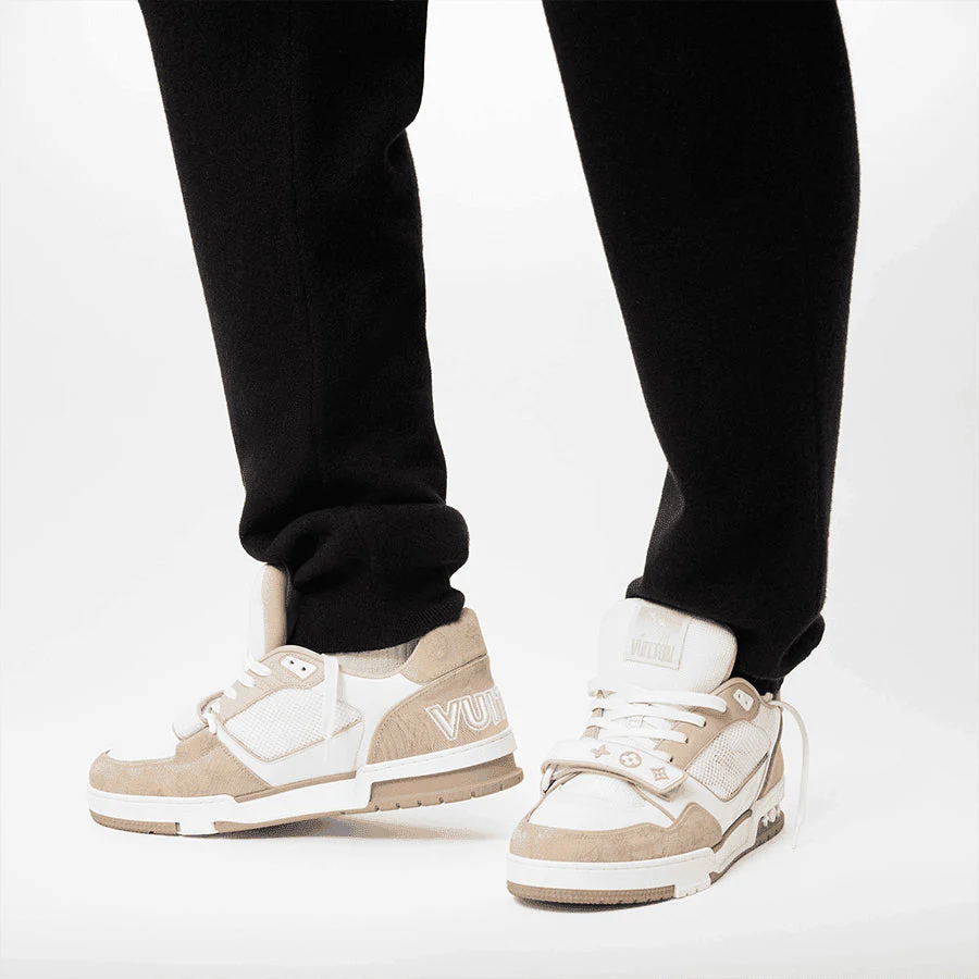 L.V  Trainer Sneaker ‘Beige’