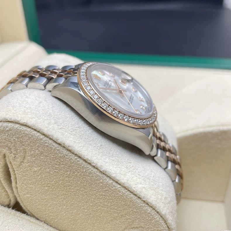 LADY-DATEJUST OYSTER 28 MM OYSTERSTEEL YELLOW GOLD AND DIAMONDS 279383RBR