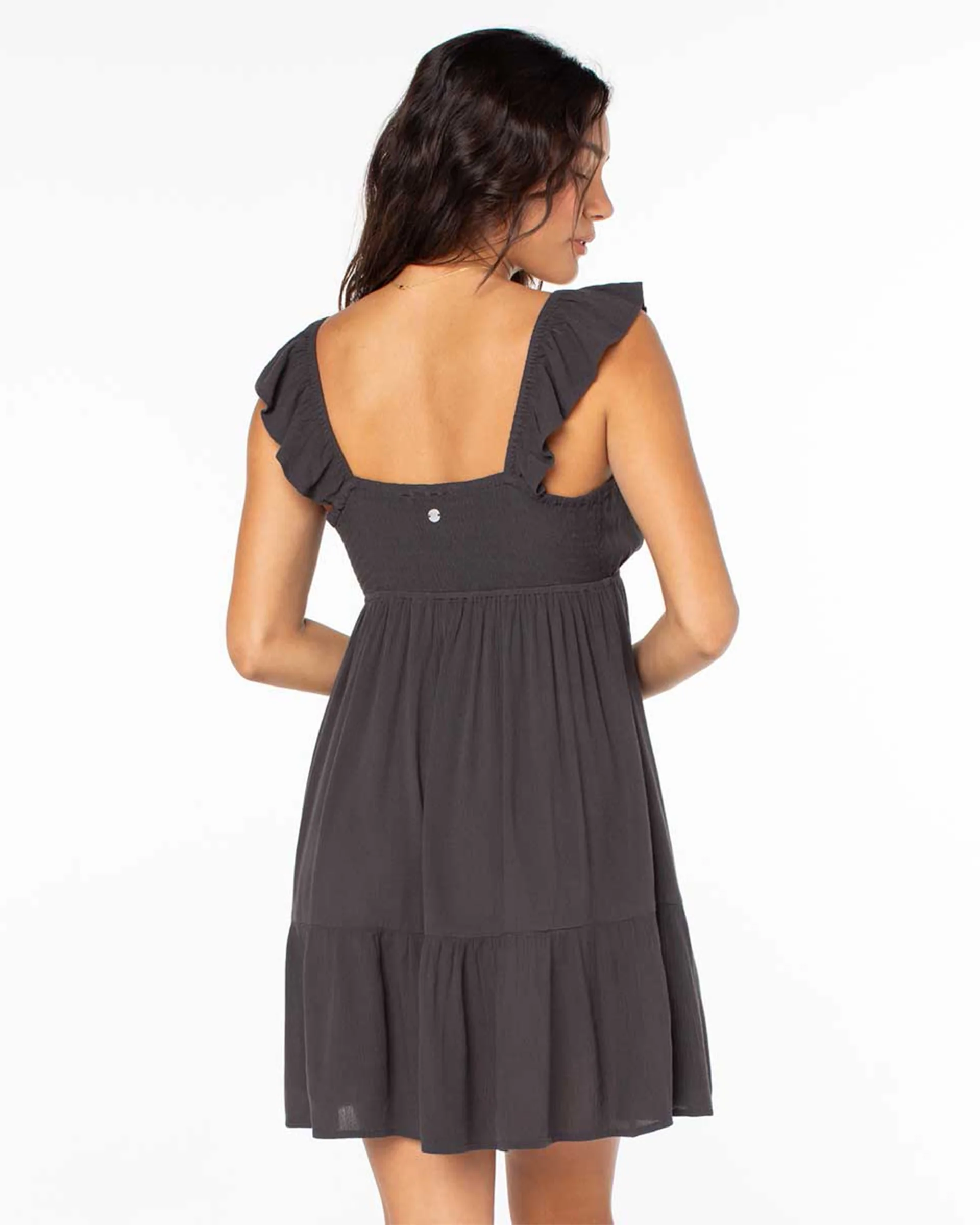 Palmy Days Mini Dress - Anthracite