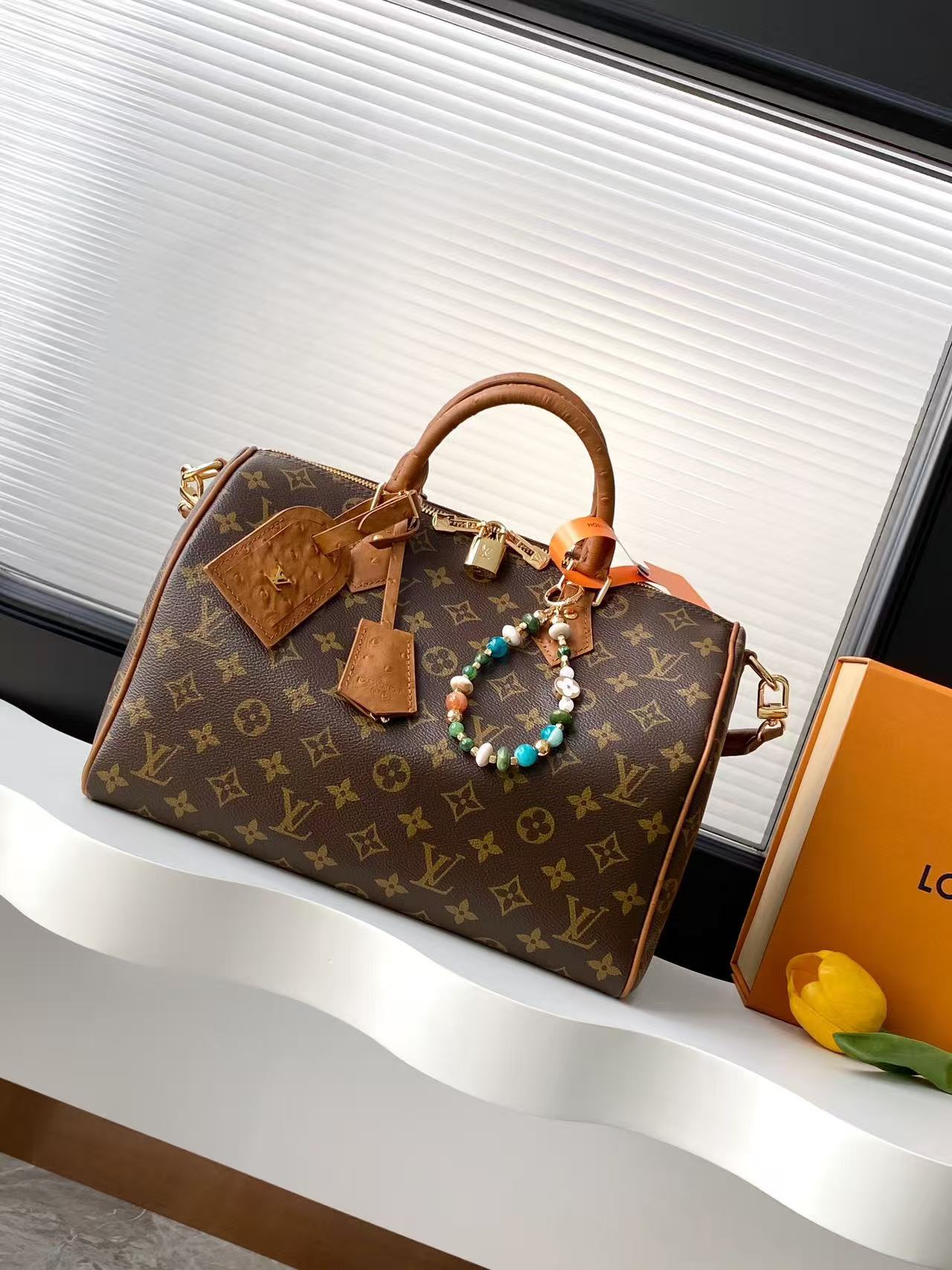 LV Speedy soft 30 Boho  30*21*17CM